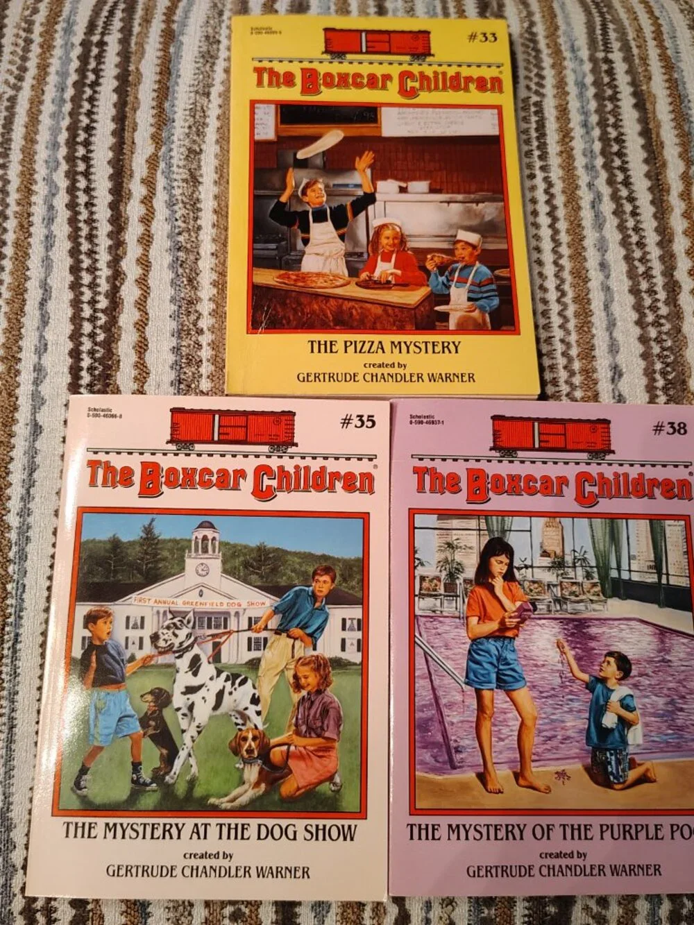 Lot of 9 Boxcar Children Mystery Chapter Books 16 17 22 24 29 32 33 35 38 Warner